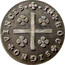Portugal 80 Reis (LXXX) ND KM# 265 Kingdom Milled coinage IN HOC SIGNO VINCES coin reverse
