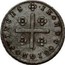 Portugal 80 Reis (LXXX) ND KM# 384 Kingdom Milled coinage IN HOC SIGNO VINCES coin reverse