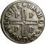 Portugal 80 Reis (LXXX. Tostao) Pedro II 1700 KM# 157 IN*HOC*SIGNO*VINCES PP PP coin reverse
