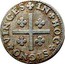 Portugal 80 Reis ND KM# 238.2 Kingdom Milled coinage IN HOC SIGNO VINCES coin reverse