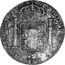 Portugal 870 Reis ND INCM KM# 440.3 Kingdom Countermarked coinage (870 Reis) HISPAN ET IND REX 8R P J coin reverse