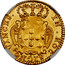 Portugal Escudo 1722 L KM# 211 Kingdom Milled coinage IN HOC SIGNO VINCES coin reverse