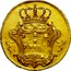 Portugal Escudo 1724 KM# 219.2 Kingdom Milled coinage coin reverse