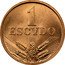 Portugal Escudo 1969 KM# 597 Republic 1 ESCVDO coin reverse