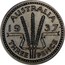 Australia Three Pence Edward VIII (Pattern) 1937 Pattern AUSTRALIA 19 37 K G THREE PENCE coin reverse