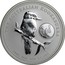 Australia 1 Dollar Kookaburra - Privy Scorpio 2005 KM# 883.10 THE AUSTRALIAN KOOKABURRA 2005 1 OZ. 999 SILVER coin reverse