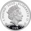 UK 1 Pound David Bowie 2020  Proof ELIZABETH II D G REG F D 1 POUND 2020 J.C coin obverse