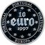 Portugal 10 Euro 20 Escudo 1997 Proof 10 EURO 1997 PORTUGAL PORTUGAL PORTUGAL EUROPA 0.999 coin obverse