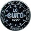 Portugal 10 Euro Aviation 1997 Proof 10 EURO 1997 PORTUGAL PORTUGAL PORTUGAL EUROPA 0.999 coin obverse