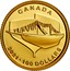 Canada 100 Dollars 100th Anniversary of Bluenose 2021 CANADA 2021 100 DOLLARS coin reverse