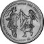 Portugal 1000 Escudos Pauliteiros Dancers 1997 KM# 704 DANÇA DOS PAULITEIROS PORTUGAL 1997 coin reverse