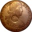 Portugal 1200 Reis Countermark KM# 110 Mexico 1887 KM# 29.8 FERDIN VII DE GRATIA coin obverse