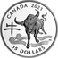 Canada 15 Dollars The Ox 2021 CANADA 2021 15 DOLLARS AC coin reverse
