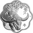 Canada 15 Dollars Year of the Ox 2021 CRR 牛 coin reverse