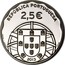 Portugal 2,5 € 100th Aniversary of Submarine Espadarte 2013 Proof KM# 855a REPÚBLICA PORTUGUESA 2,5€ 2013 BANDERIA - DELGADO INCM coin obverse