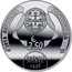 Portugal 2,50 € 15th Anniversary of the Literature Nobel Prize - Jose Saramango 2013 Proof KM# 854a 2013 REPÚBLICA PORTUGUESA 2.5 € INCM VICTOR SANTOS PRÉMIO NOBEL 1998 coin obverse