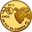 Portugal 2,50 Euro 70 Years of Peace in Europe 2015 INCM Proof KM# 857b 2015 70 ANOS DE PAZ NA EUROPA INCM VICTOR SANTOS coin reverse