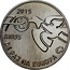 Portugal 2,50 Euro 70 Years of Peace in Europe 2015 KM# 857 2015 70 ANOS DE PAZ NA EUROPA INCM VICTOR SANTOS coin reverse