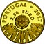 Portugal 2,50 Euro Ethnographic Treasures - Caretos from Tras os Montes 2017 INCM Proof KM# 875b PORTUGAL 2017 2,50 EURO coin obverse