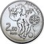 Portugal 2,50 Euro FIFA World Cup in South Africa 2010 INCM KM# 797 PORTUGAL 2,50 EURO coin obverse