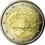 Portugal 2 Euro 50th Anniversary of the Treaty of Rome 2007 KM# 771 TRATADO DE ROMA 50 ANOS EUROPA INCM 2007 PORTUGAL coin obverse