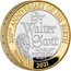 UK 2 Pounds 250th Anniversary of the Sir Walter Scott`s Birth. Piedfort 2021 Proof 250TH ANNIVERSARY OF HIS BIRTH 2021 SIR WALTER SCOTT NOVELIST HISTORIAN POET coin reverse