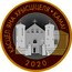 Belarus 2 Rubles Catholic Church of St. John the Baptist. Kamai 2020 КАСЦЁЛ ЯНА ХРЫСЦІЦЕЛЯ КАМАІ 2020 coin reverse