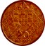 Portugal 20 Escudos Salazar Bridge. Pattern 1966  Essai 20 ESCUDOS coin reverse