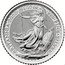 UK 20 Pence Britannia Holding a Trident 2020  BU BRITANNIA 2020 1/10 OZ 999 FINE SILVER NATHAN coin reverse