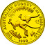 Australia 200 Dollars Two Australian Kangaroos 1999 In Sets only 1999 2OZ .9999 GOLD THE AUSTRALIAN NUGGET coin reverse