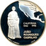 Portugal 200 Esc 450th Anniversary Discovery of California 1992 KM# 661a CALIFÓRNIA 1542 1992 JOÃO RODRIGUES CABRILHO ISABEL C.-F.BRANCO INCM coin reverse