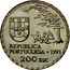Portugal 200 Esc Namban Art 1993 KM# 668a REPUBLICA PORTUGUESA 1993 200 ESC coin obverse