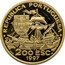 Portugal 200 Esc St. Francisco Xavier 1997 Proof KM# 697b REPUBLICA PORTUGUESA 200 ESC INCM SM 1997 coin obverse