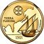 Portugal 200 Escudos Florida's Exploration 2000 Proof KM# 730b TERRA FLORIDA 1501 INCM A. MARINHO coin reverse