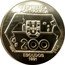Portugal 200 Escudos 1991 Proof KM# 659d Republic REPUBLICA PORTUGUESA 200 ESCUDOS 1991 coin obverse