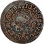 Portugal 200 Reis Countermarked issue over Lxxx Reis Portugal ND (1887)  IOANNES V D G PORT ET ALG REX LXXX coin obverse