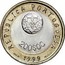 Portugal 200$00 UNICEF 1999 INCM KM# 720 REPÚBLICA PORTUGUESA 200$00 1999 INCM MENÉRES coin obverse
