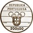 Portugal 200$00 XXV Olympics Games 1992 KM# 662a 200$00 A.MARINHO INCM REPUBLICA PORTUGUESA coin obverse
