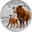 Australia 25 Cents Year of the Ox 2021 P UNC Sydney ANDA 牛 OX 2021 IJ coin reverse