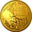 Australia 25 Dollars The Ox 2021  UNC 牛 YEAR OF THE OX 1/4 OZ .9999 AU BK coin reverse