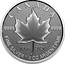 Canada 3 Dollars 25th Anniversary Maple Leaf. Our Arboreal Emblem 2021 9999 9999 1996 2021 CANADA FINE SILVER 1/4 OZ ARGENT PUR coin reverse