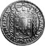 Portugal 4 Cruzados Countermarked on Brazil 20000 Reis KM# 117 1834 KM# 467 IOANNES V D G PORT ET ALG REX 20000 coin reverse