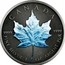 Canada 5 Dollars Maple Leaf. Four Seasons - Winter 2020 Proof 9999 9999 CANADA FINE SILVER 1 OZ ARGENT PUR coin reverse