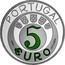 Portugal 5 Euro 45th Annyversary of the Carnation Revolution 2019 INCM Proof PORTUGAL 5 €URO INCM JOSÉ AURÉLIO coin obverse