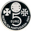 Portugal 5 Euro World Heritage - Convent of Christ 2004 INCM Proof KM# 754a 5 EURO REPÚBLICA PORTUGUESA 2004 coin obverse