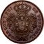 Portugal 5 Reis Carlos I Pattern 1901  CARLOS I REI DE PORTUGAL coin obverse
