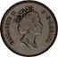 Canada 50 Cents 90th Anniversary of Royal Canadian Mint. Matte 1998 KM# 313 ELIZABETH II D G REGINA coin obverse