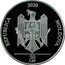 Moldova 50 Lei 100 Anniversary of the Birth of Valentina Rusu Ciobanu 2020  Proof REPUBLICA 2020 MOLDOVA 50 LEI coin obverse