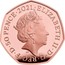 UK 50 Pence 50th Anniversary of Decimal Day. Piedfort 2021 Proof ELIZABETH II D G REG F D 50 PENCE 2021 J.C coin obverse