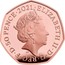 UK 50 Pence 50th Anniversary of Decimal Day. Strike on the Day 2021 Proof ELIZABETH II D G REG F D 50 PENCE 2021 J.C coin obverse